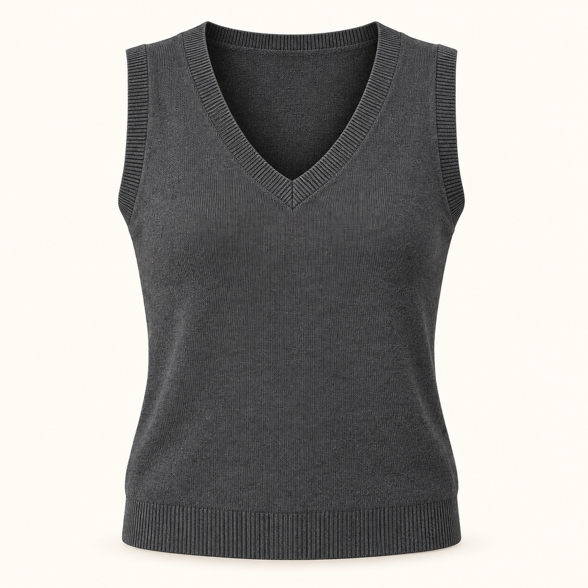 Women’s V-Neck Sleeveless Knit Sweater Vest