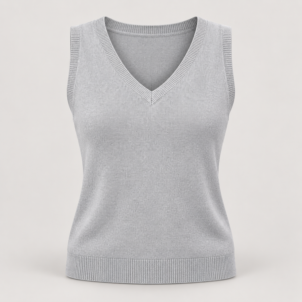 Women’s V-Neck Sleeveless Knit Sweater Vest